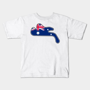 Philip Island Grand Prix Circuit [flag] Kids T-Shirt